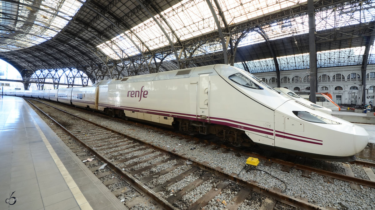 Ein  Entenschnabel  in der Estació De Franca Barcelona (Februar 2013)