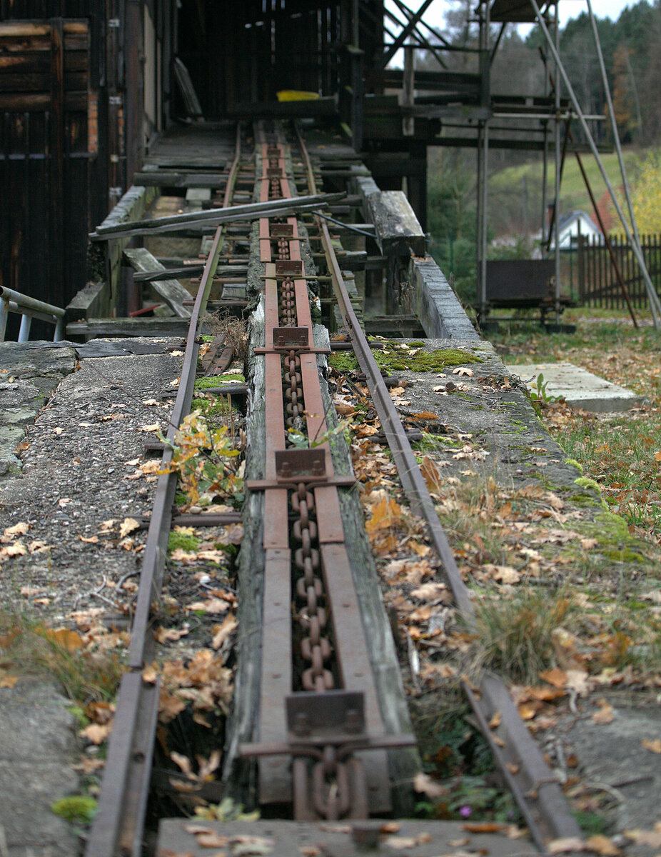Ein Feldbahn Schrägaufzug findet sich in einem stillgelegten Sägewerk in Cunnersdorf.
07.11.2021 14:43 Uhr.