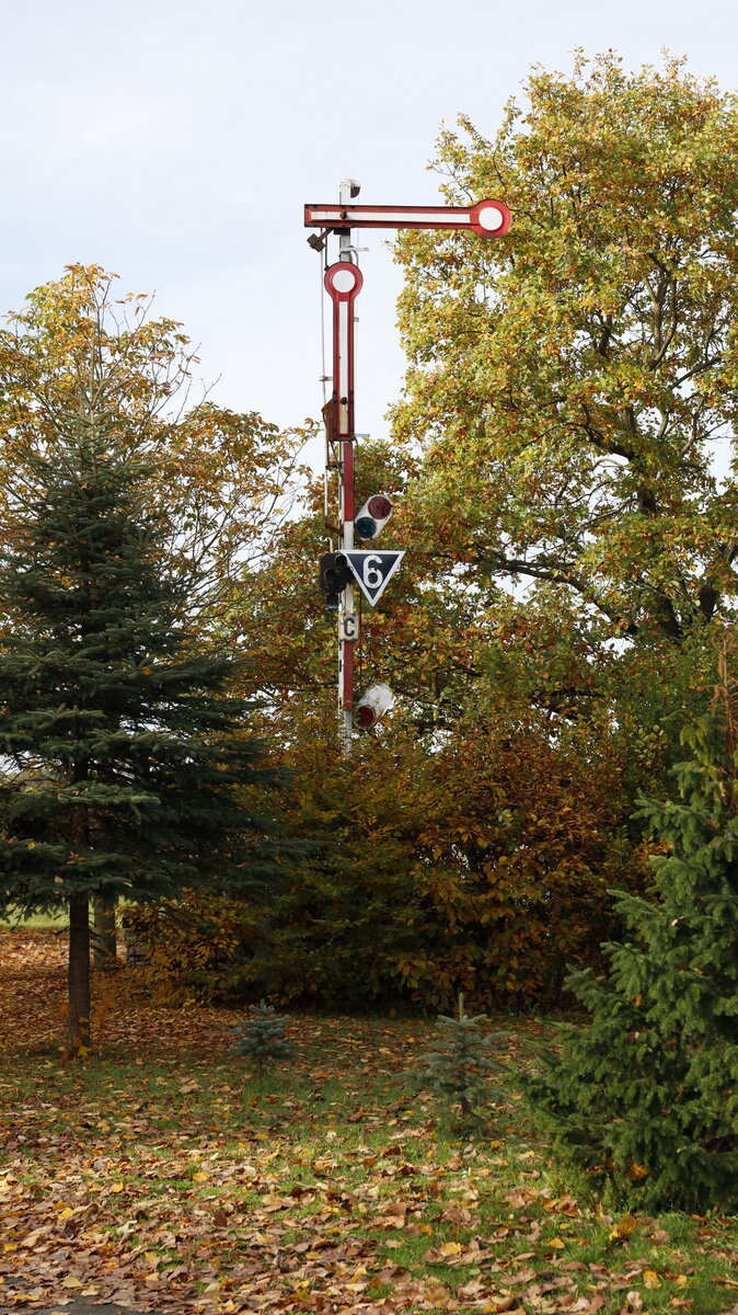 ein  Gartensignal   in   Drehna   23.10.2022 12:24  Uhr.