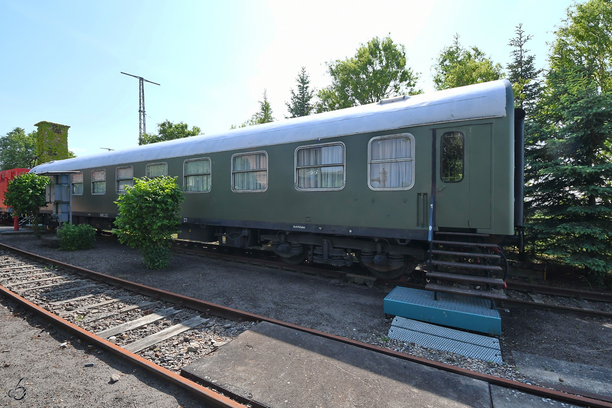 Ein Konferenzwagen des Gefechtszuges des Ministeriums für Nationale Verteidigung (MfNV). (Lokschuppen Pomerania, Pasewalk, Juni 2020)