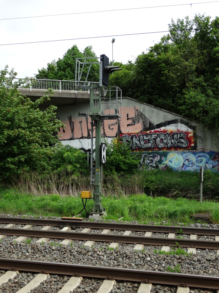 Ein KS Signal steht am 02.05.14 bei Bad Vilbel 