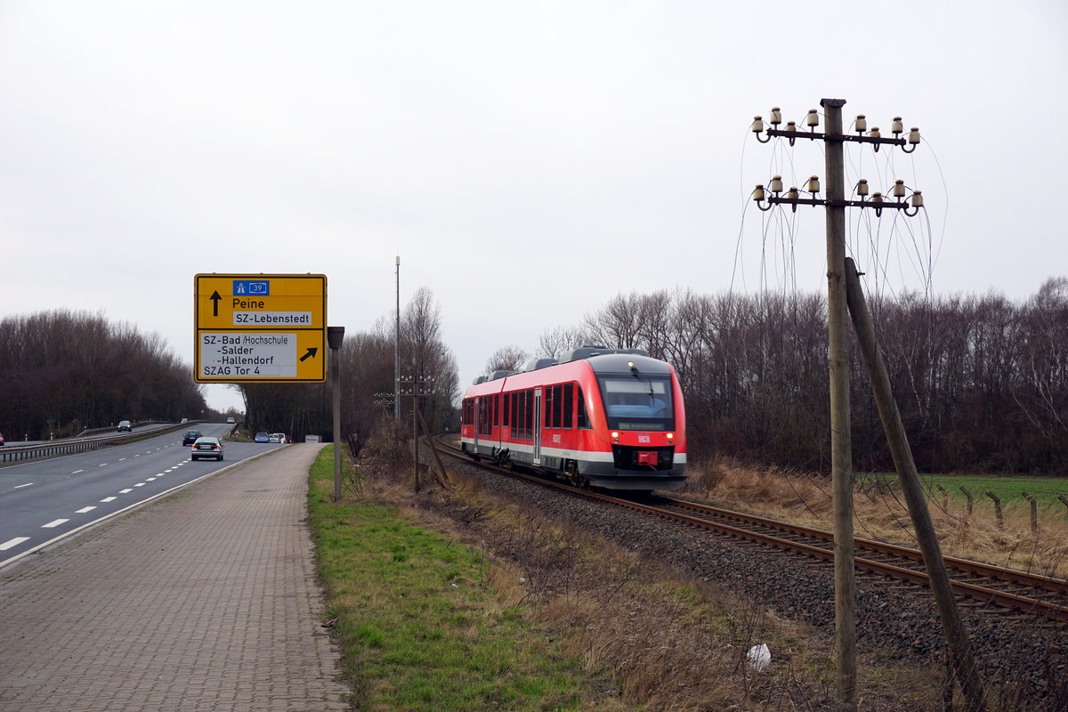 Ein LINT41 bei Salzgitter Watenstedt. 3. März 2017