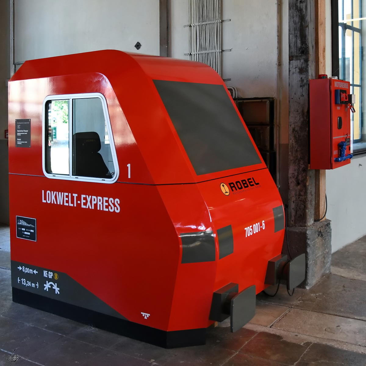 Ein Loksimulator ist ebenfalls in der Lokwelt Freilassing vorhanden. (August 2020)