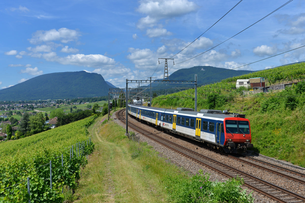 Ein NPZ am 16.06.2017 bei Auvernier. 