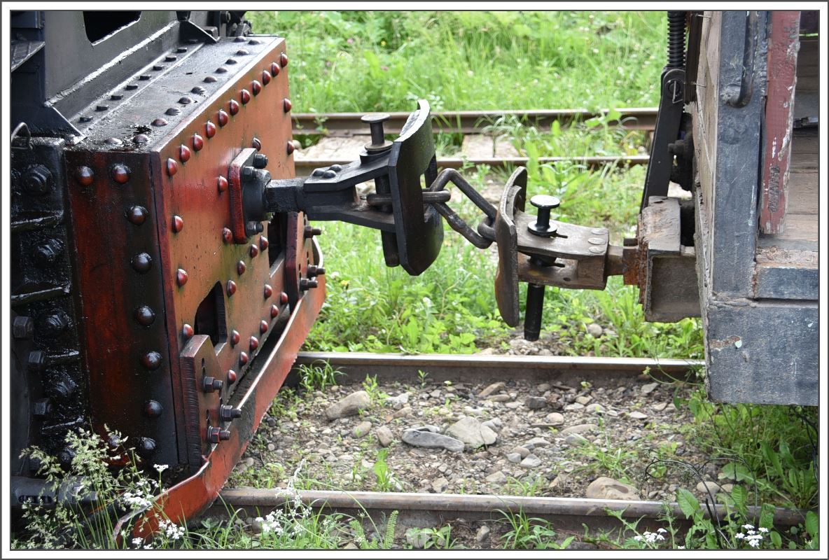 Ein paar cm Höhenunterschied scheint bei dieser Art Kupplung keine Rolle zu spielen. (14.06.2017)