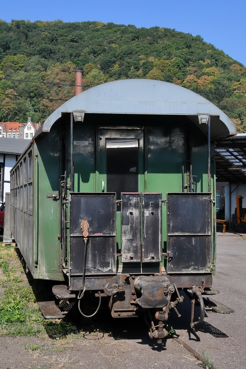 Ein Personenwagen in Brohl-Lützing. (August 2018)