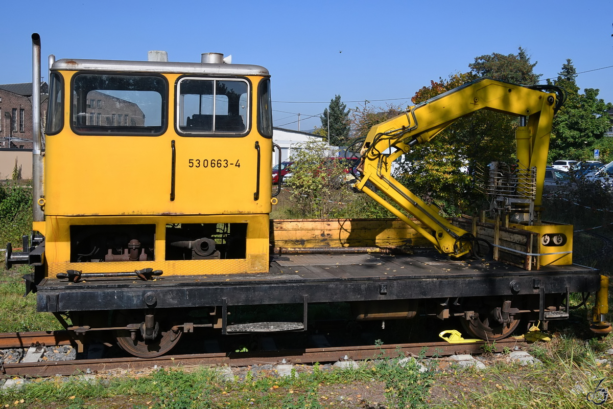 Ein SKL 26 (530 663-4) war Anfang September 2021 auf dem Gelände des Eisenbahnmuseums in Koblenz abgestellt.