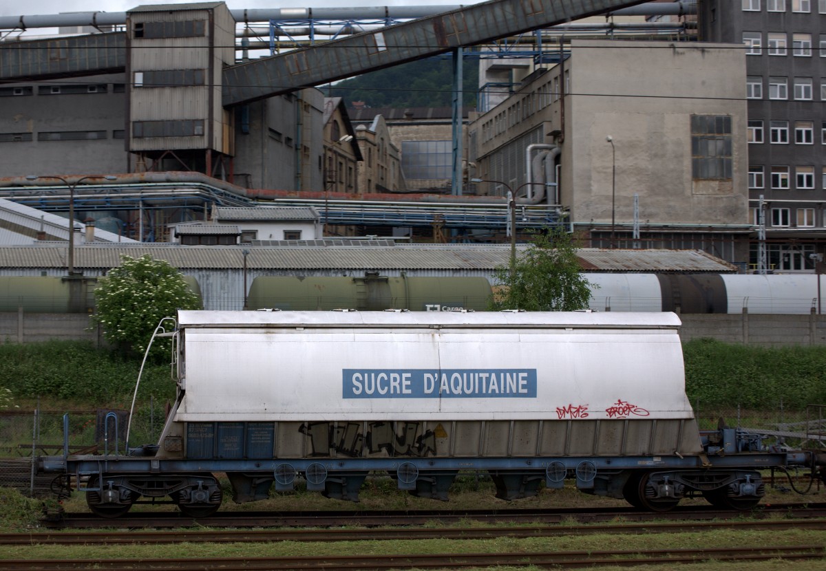 Ein   süßer Franzose  in Usti nad Labem Strekov. Wagen für dem Zuckertransport
30.05.2014  08:51 Uhr. 