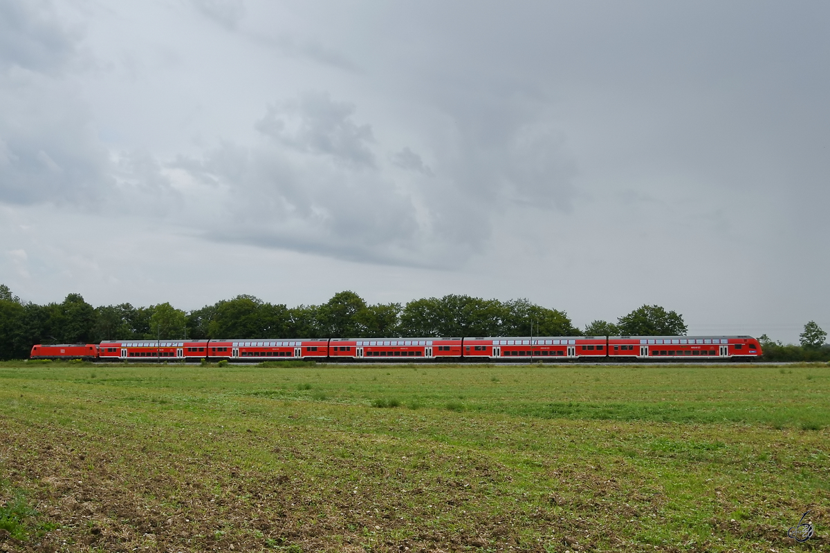 Ein Zug der DB Regio, so gesehen Mitte August 2020 in Oberschleißheim.