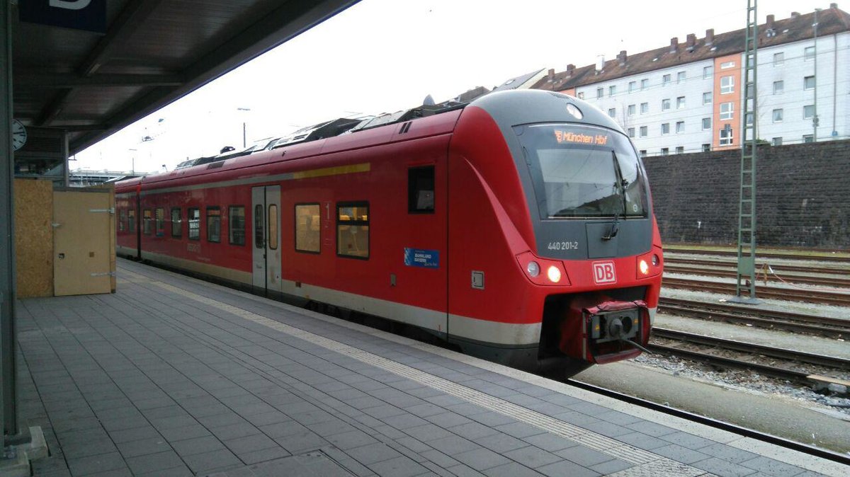 Eine BR 440 'Coradia Continental' am Passauer Hauptbahnhof.