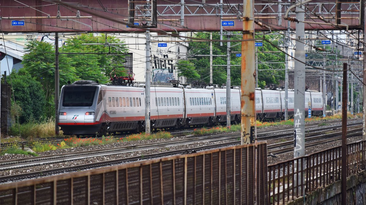 Eine Frecciablanca in der Nähe des Ponte Casinilino am 23.05.2018