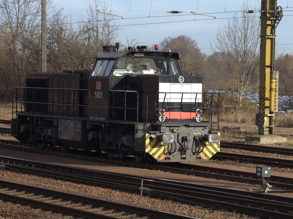 Eine Mak G 1206 in Gößnitz im abweichender Lackierung. 10.12.2016 13:01 Uhr.