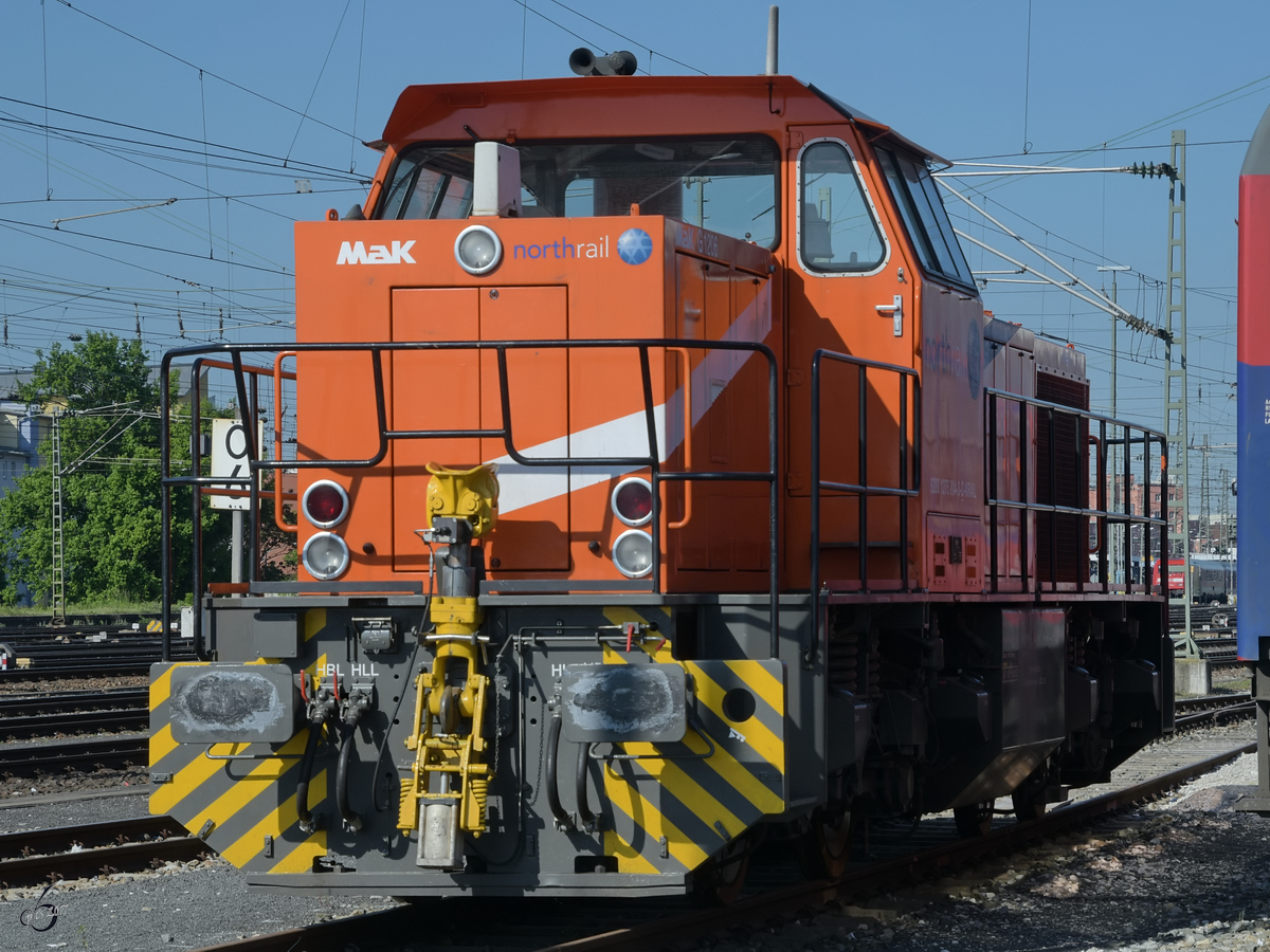 Eine MAK G1206 der Northrail im Mai 2017 in Nürnberg.