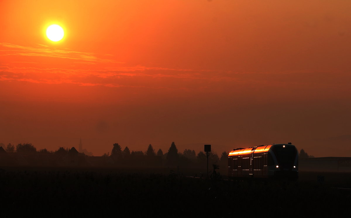 Eine strahlend schöne Spätherbstwoche liegt hinter uns ,... 

Der Morgen des 15.September war der Beginn eines solchen Tages . 
Bei Frauental Bad Gams .