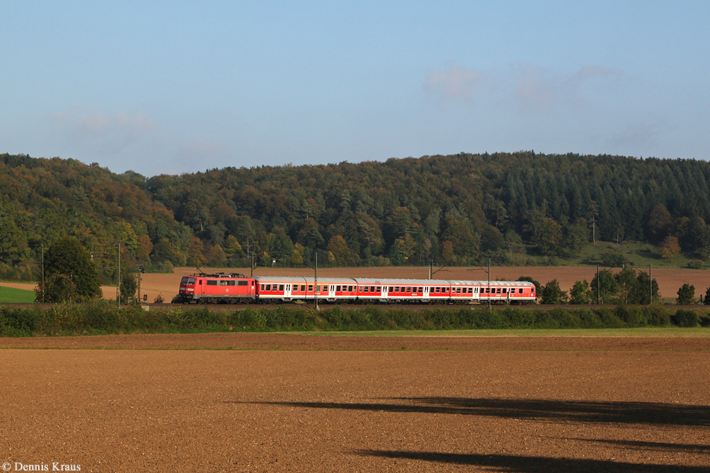 Eine unerkannt gebliebene 111 am 02.10.2014 bei Amstetten.