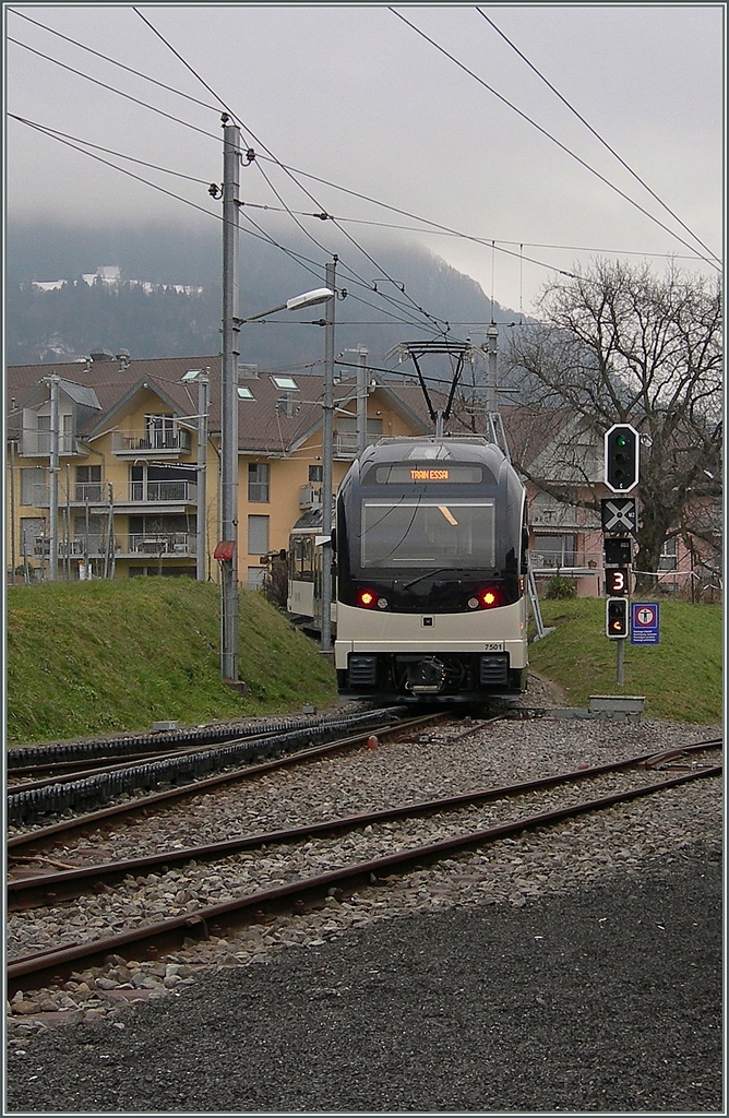 Eine weitere Bild-Variante der Testfahrt des CEV MVR SURF ABeh 2/4 7501 Richtung Les Plidades kurz nach der Abfahrt in Blonay.
18. Feb. 2016