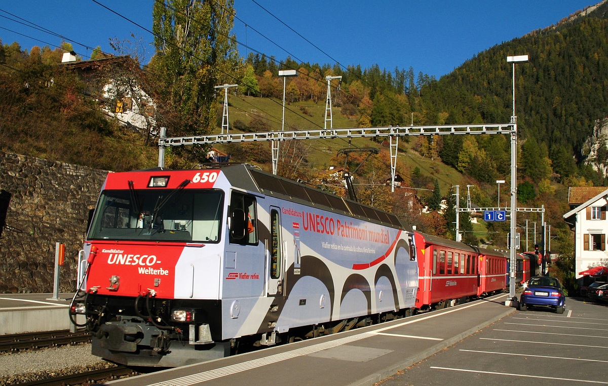 Einfahrt in Filisur
15. Oktober 2007