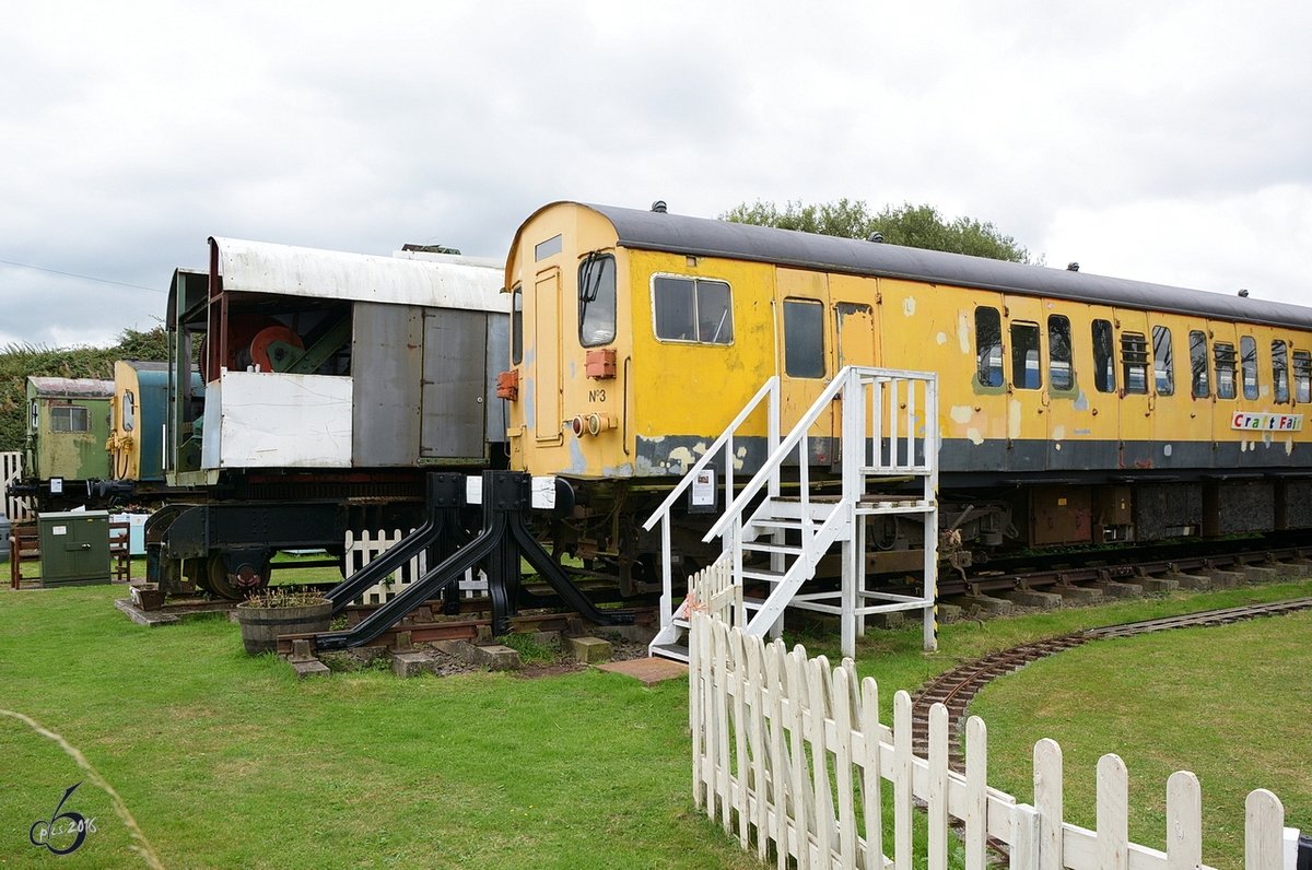 Einige Wagen im Electric Railway Museum Coventry (September 2016)