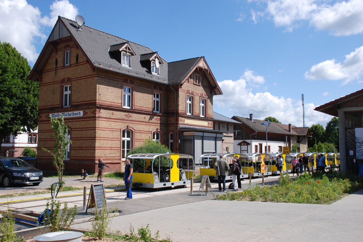 Einst und Jetzt (11): Die Situation in Waldmichelbach am 15.6.2014.