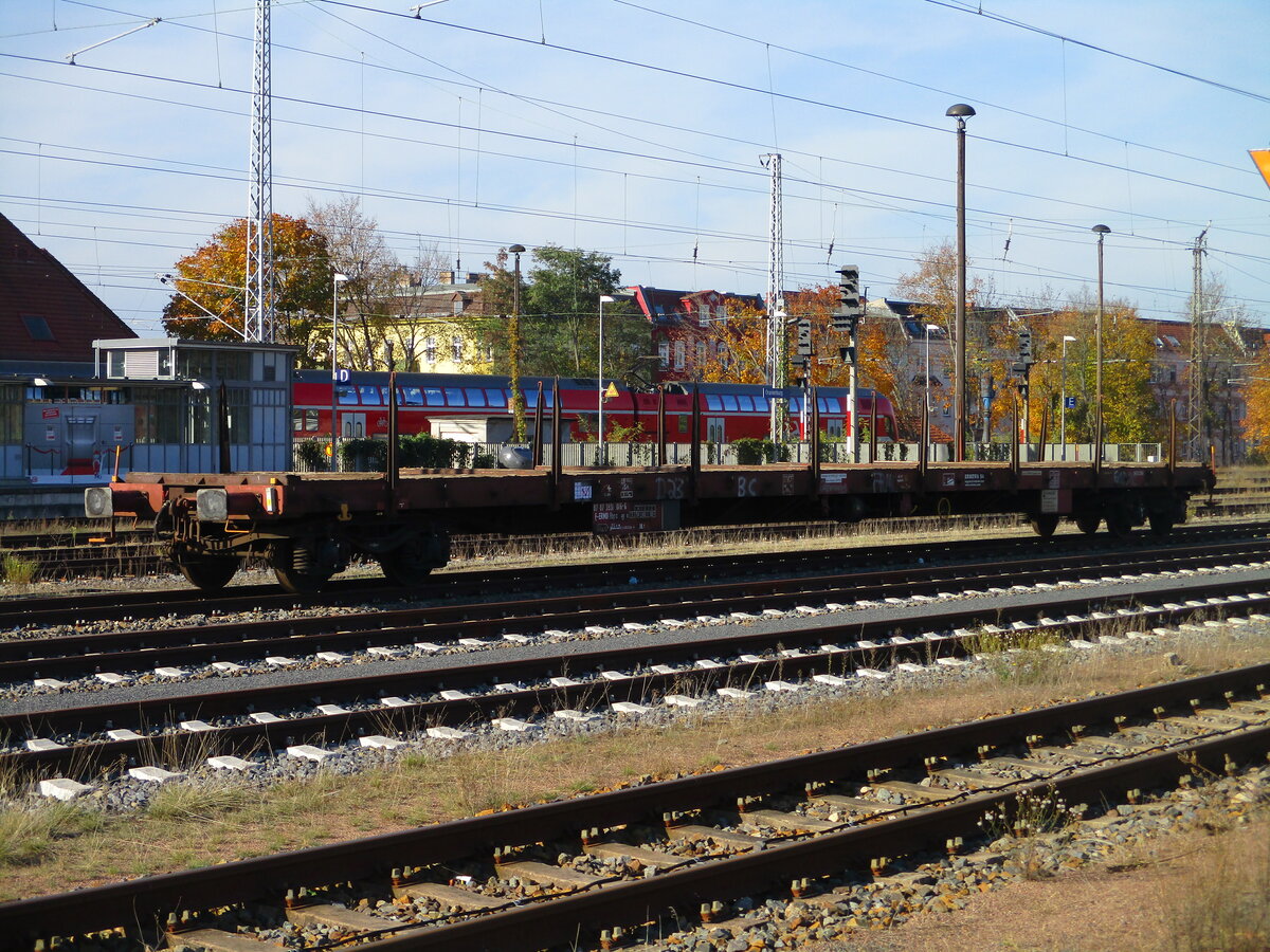 Einziger Güterwagen,am 26.Juni 2021,in Oranienburg,war dieser französsische Rbps.