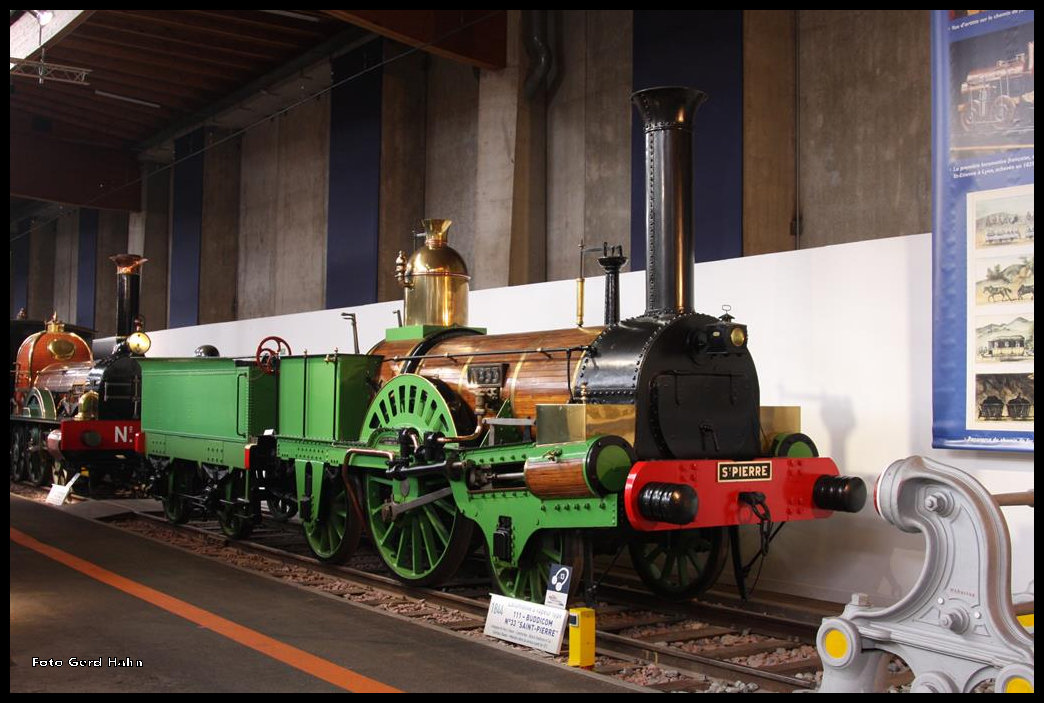 Eisenbahn Museum Mühlhausen am 11.03.2016: Dampflok Nr. 33 St. Pierre