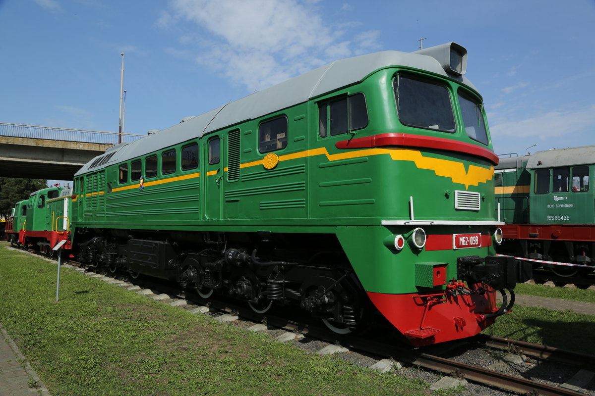Eisenbahnmuseum in Baranawitschi, Weißrussland, 6.9.2018  M62-1098