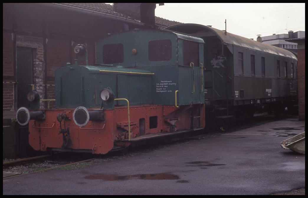 Eisenbahnmuseum Dieringhausen am 24.3.1994: Jung Diesellok Nummer 8808