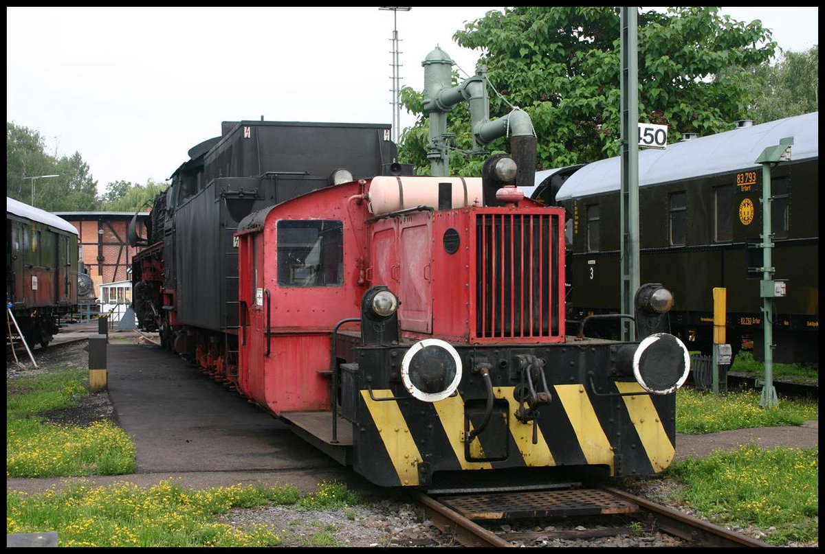 Eisenbahnmuseum Heilbronn am 8.7.2006: Köf Deutz Nr. 12759