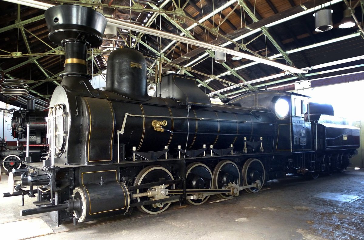 Eisenbahnmuseum Ljubljana, kkStB 73.372 schwere Güterzuglokomotive