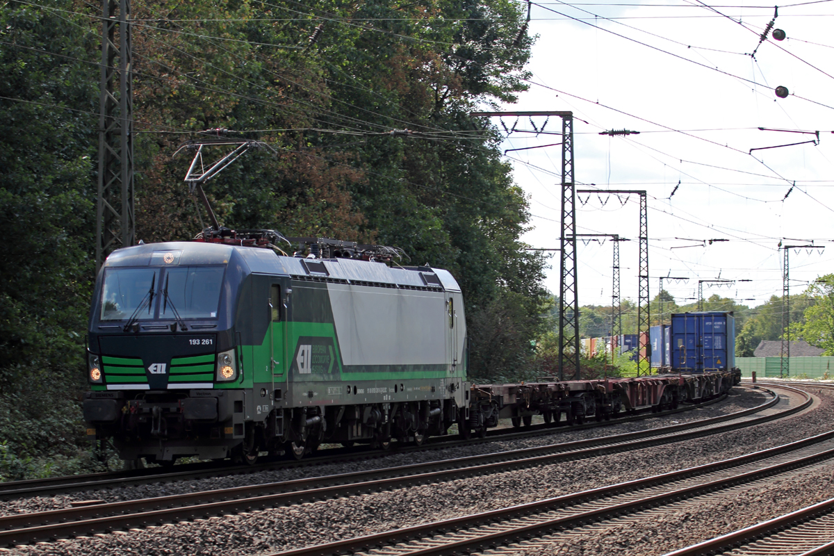 ELL 193 261 am Abzweig Duisburg Lohtarstraße 1.9.2018