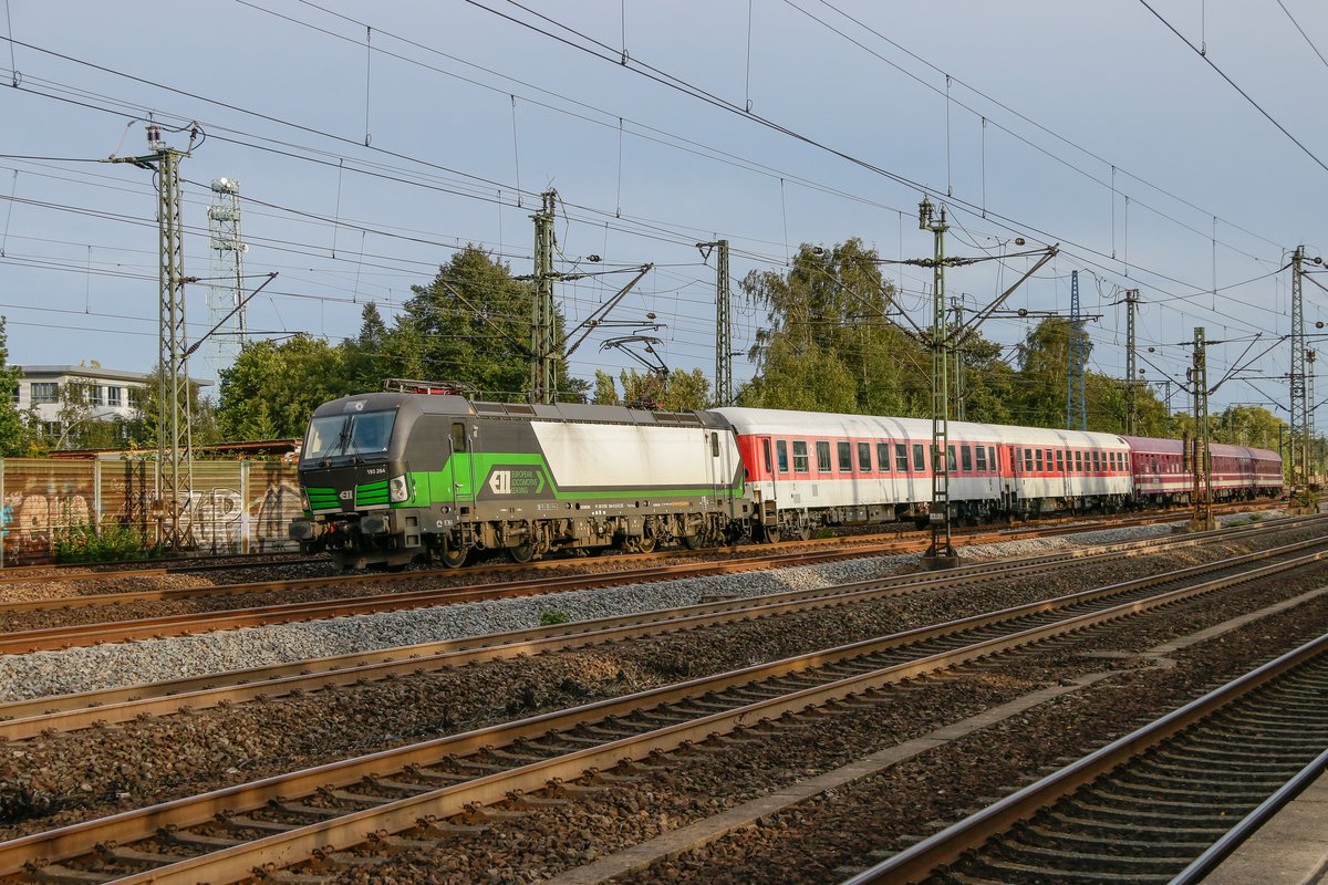ELL 193 264 mit Sonderzug in Hamburg Harburg, am 21.09.2018.