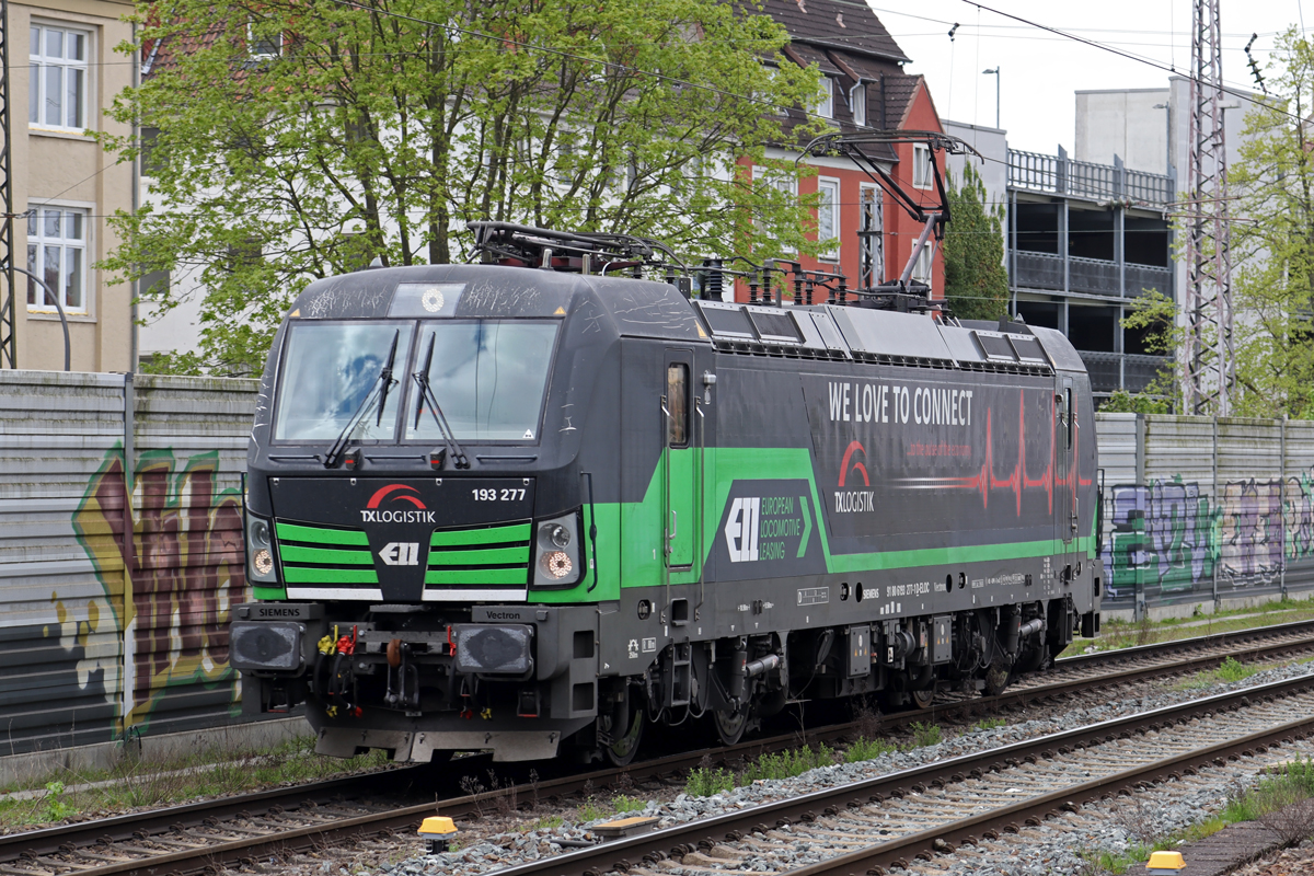 ELL 193 277 in Diensten von TXL in Osnabrück 2.5.2023