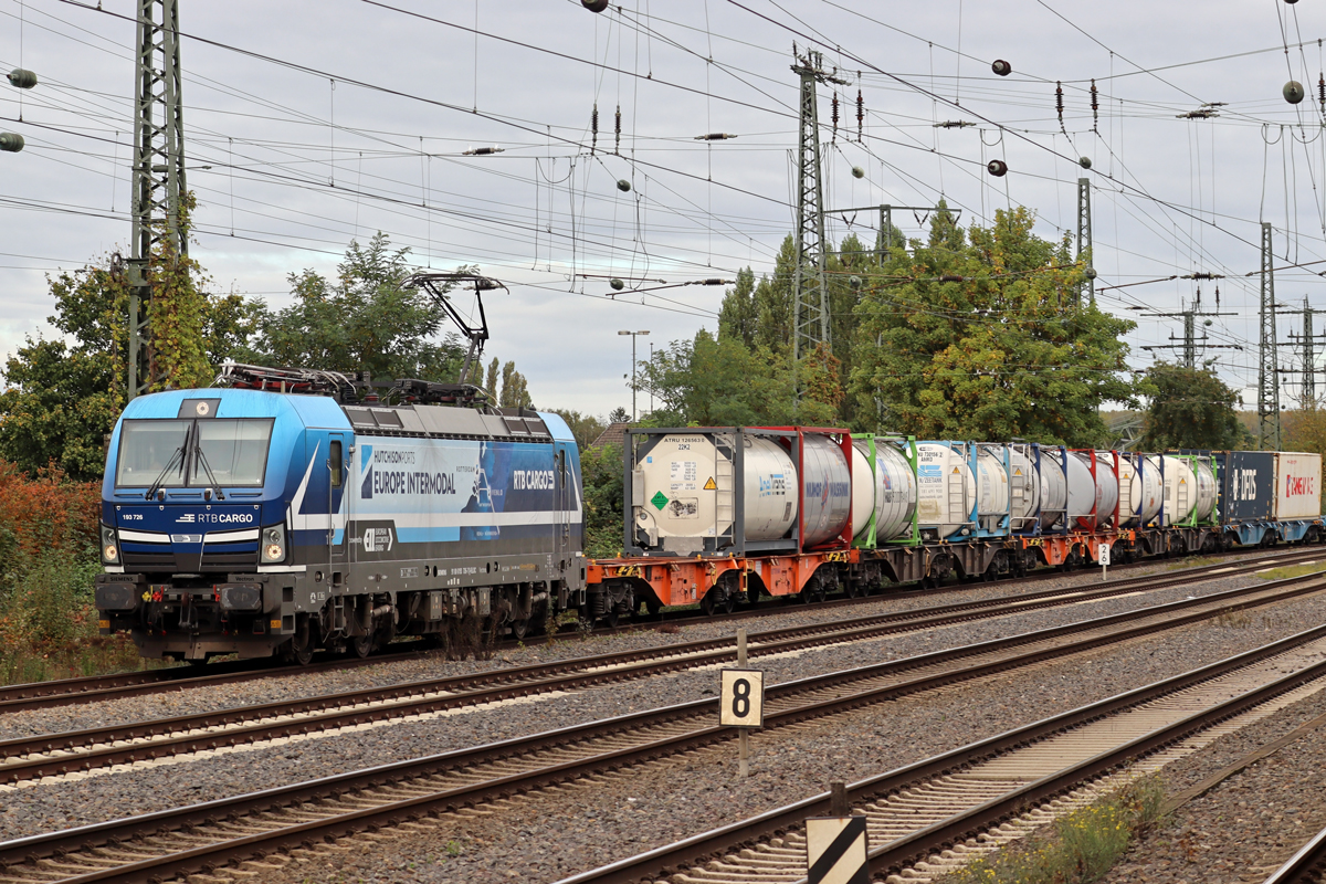 ELL 193 726 in Diensten von RTB Cargo in Hamm(Westf.) 9.10.2024