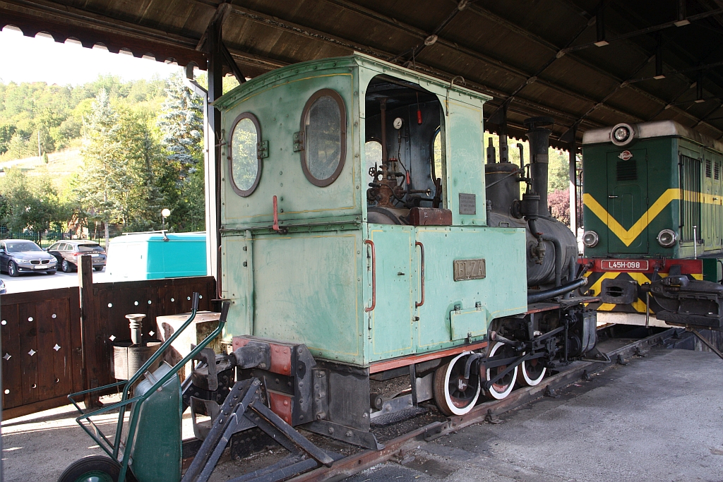 ELZA	(ex Graf Csekonics Endre, Zsombolya uradalma, Juliamajor, ex Zuckerfabrik Zrenjanin, Hersteller: O&K, Baujahr: 1913, Fabr.Nr.: 6320) am 11.August 2026 im Lokunterstand in Morka Gora.