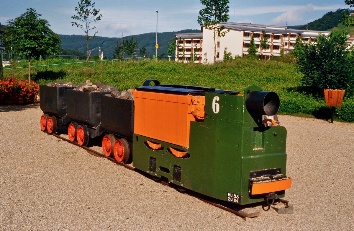 Emser Bartz-Feldbahnlok Nr.6 , 23.08.1985. 