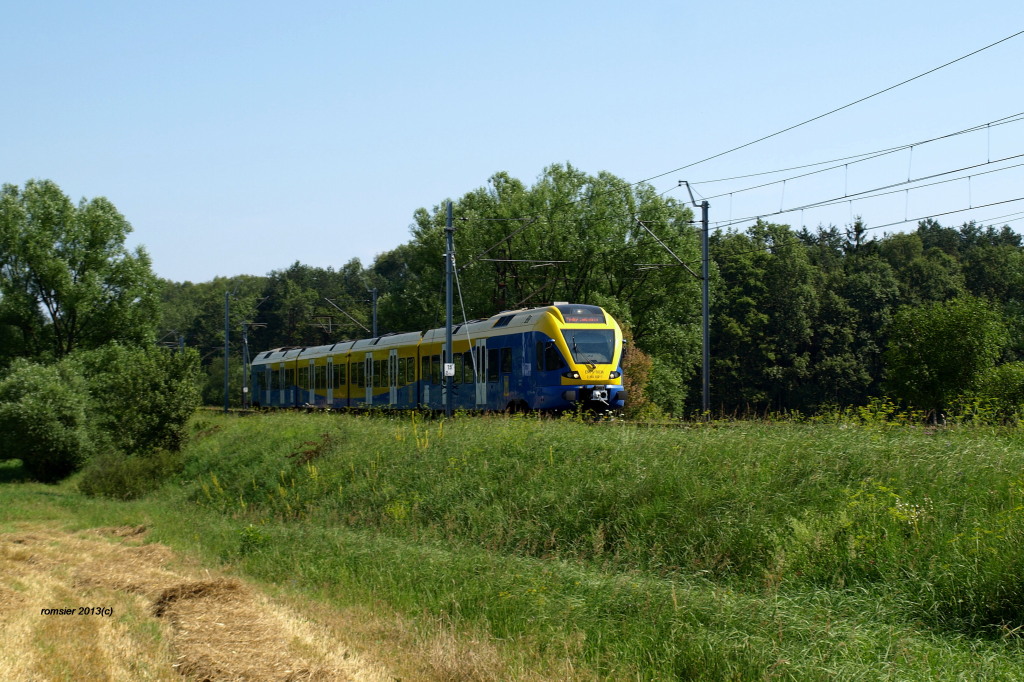 EN75-003 der Slesische Bahnen bei Tychy(Tichau)am 27.07.2013