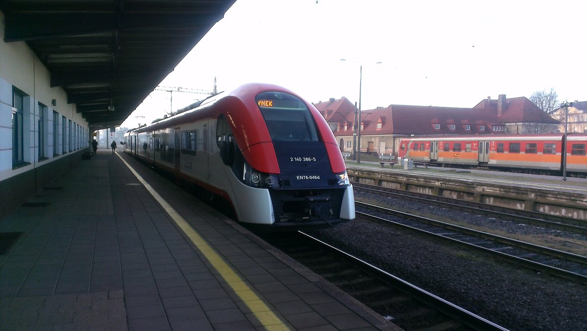 EN76-046 in Bahnhof Zbaszynek, 17.12.2019