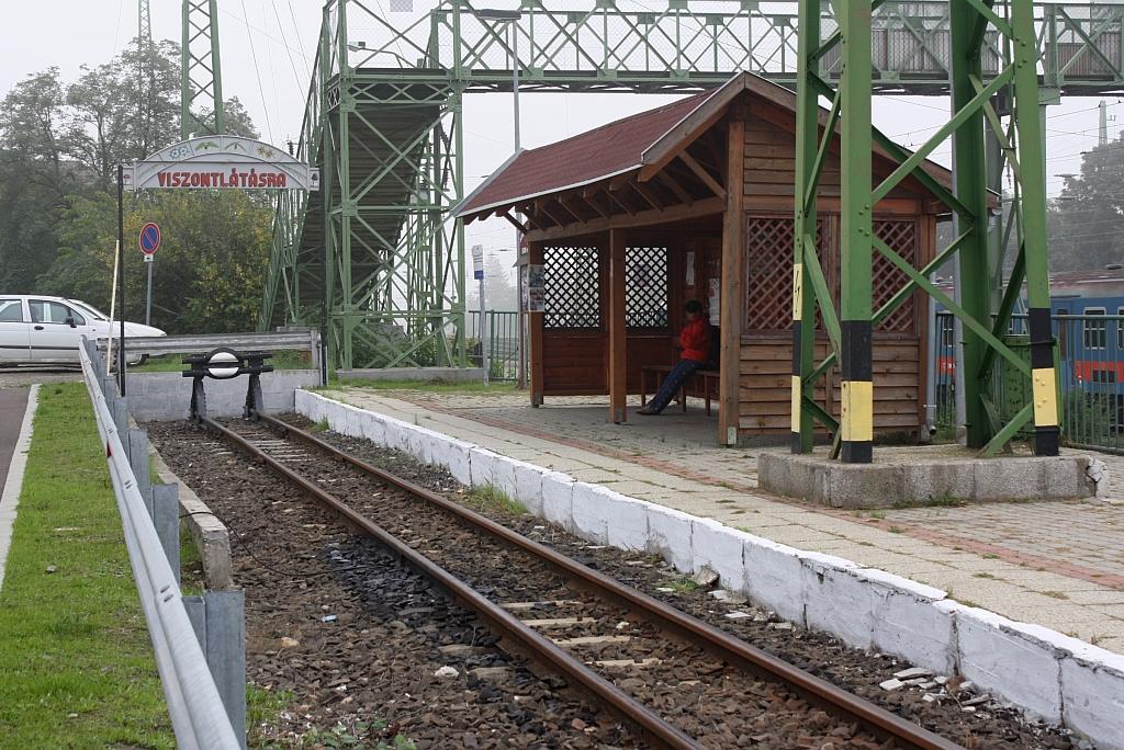Endstelle Szob der Brsny Kisvast, aufgenommen am 28.September 2013.