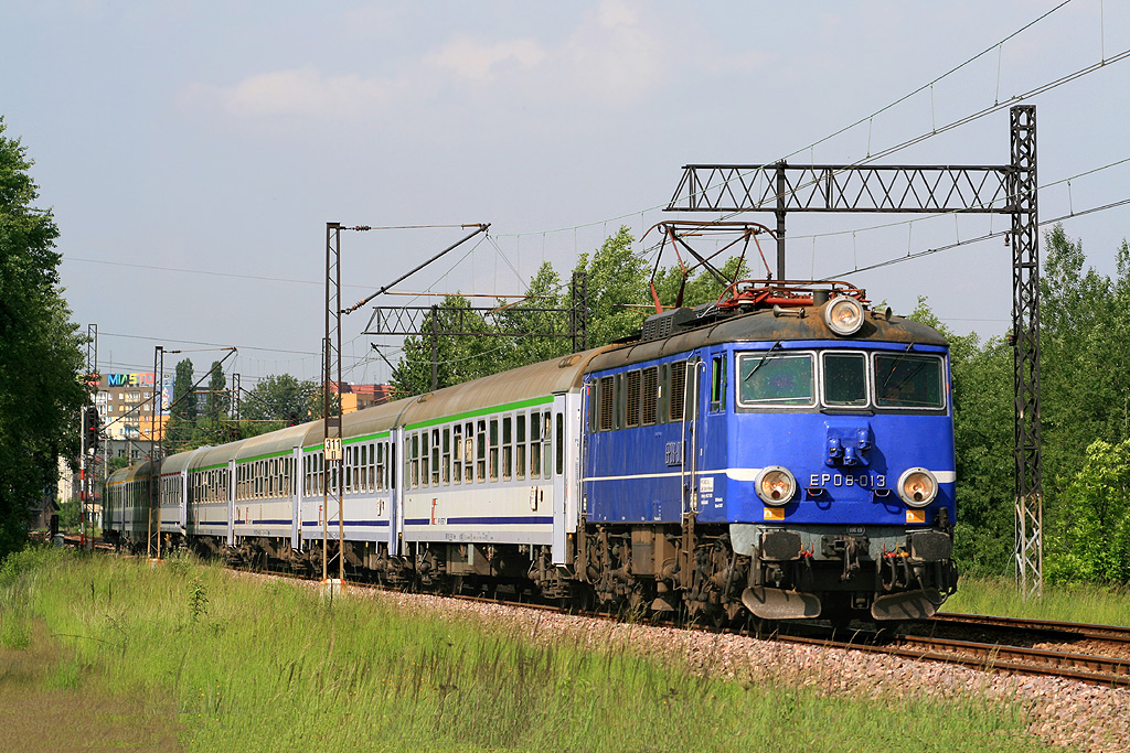 EP08-013 IC Korfanty Warszawa Wsch. - Gliwice. Sosnowiec (27.05.2008)