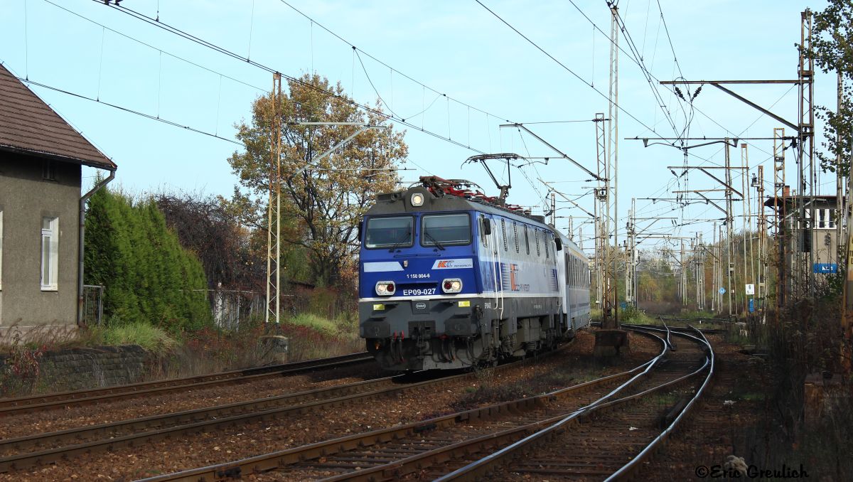EP09 027 am 27.10.2013 in Katowice Ligota.