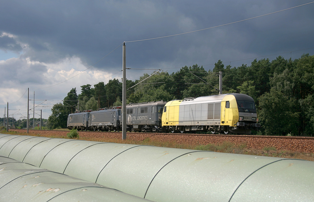 ER 20 006 (zum Aufnahmezeitpunkt für CTL im Einsatz) // Teichland // 18. August 2010
