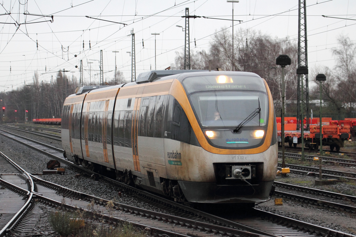 ERB VT 3.02 (643 625-6) in Recklinghausen-Süd 13.12.2019