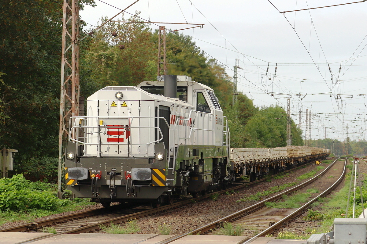 ERD 4185 162-9 durchf�hrt mit einem Schotterzug Gelsenkirchen-Bismarck 19.9.2026