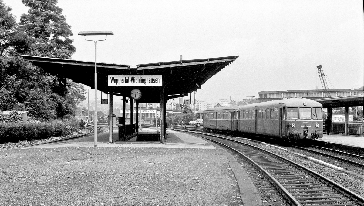 Erinnerungen an die Wuppertaler Nordbahn ( rheinische Strecke ) :
Wuppertal-Wichlinghausen, 28.9.1981.
