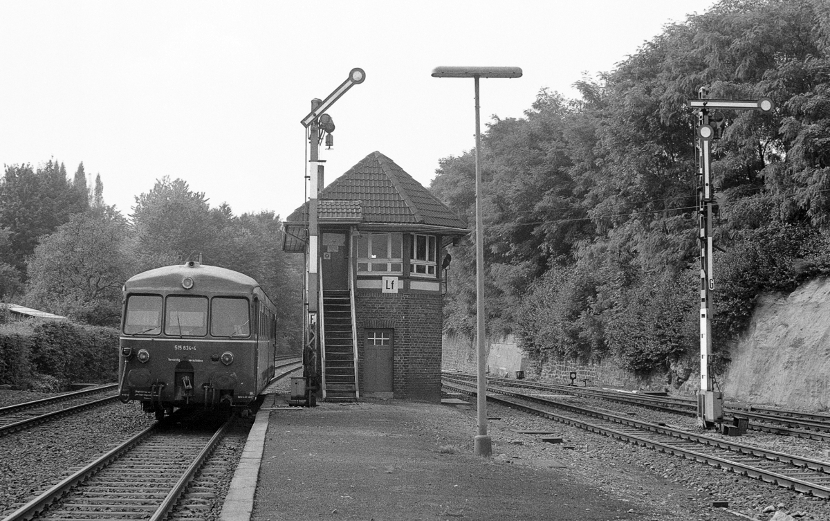 Erinnerungen an die Wuppertaler Nordbahn ( rheinische Strecke ) :
Wuppertal-Loh, 28.9.1981