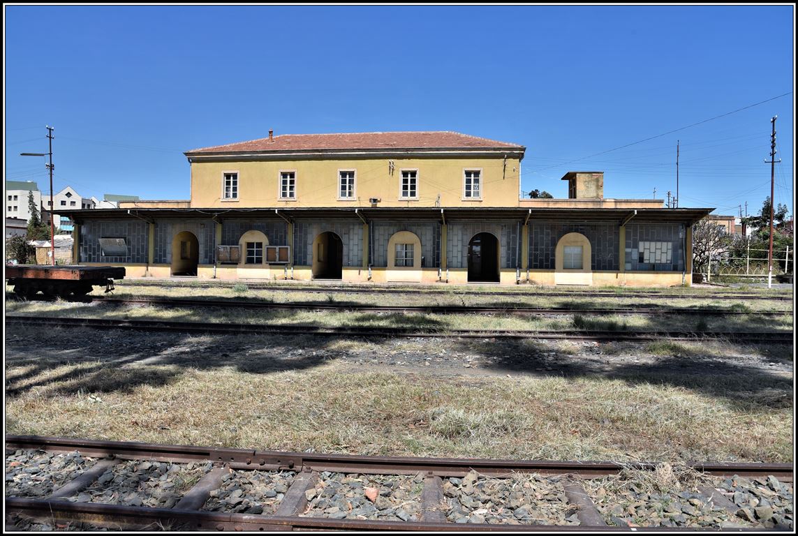 Eritrean Railways. Hauptstadtbahnhof Asmara. (18.01.2019)
