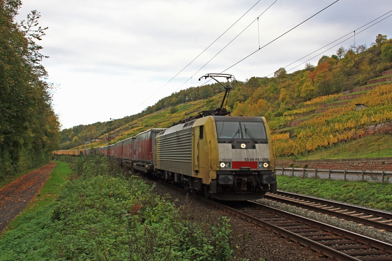 ES 64 F4-085 gen Würzburg am 23.10.14 in Gambach