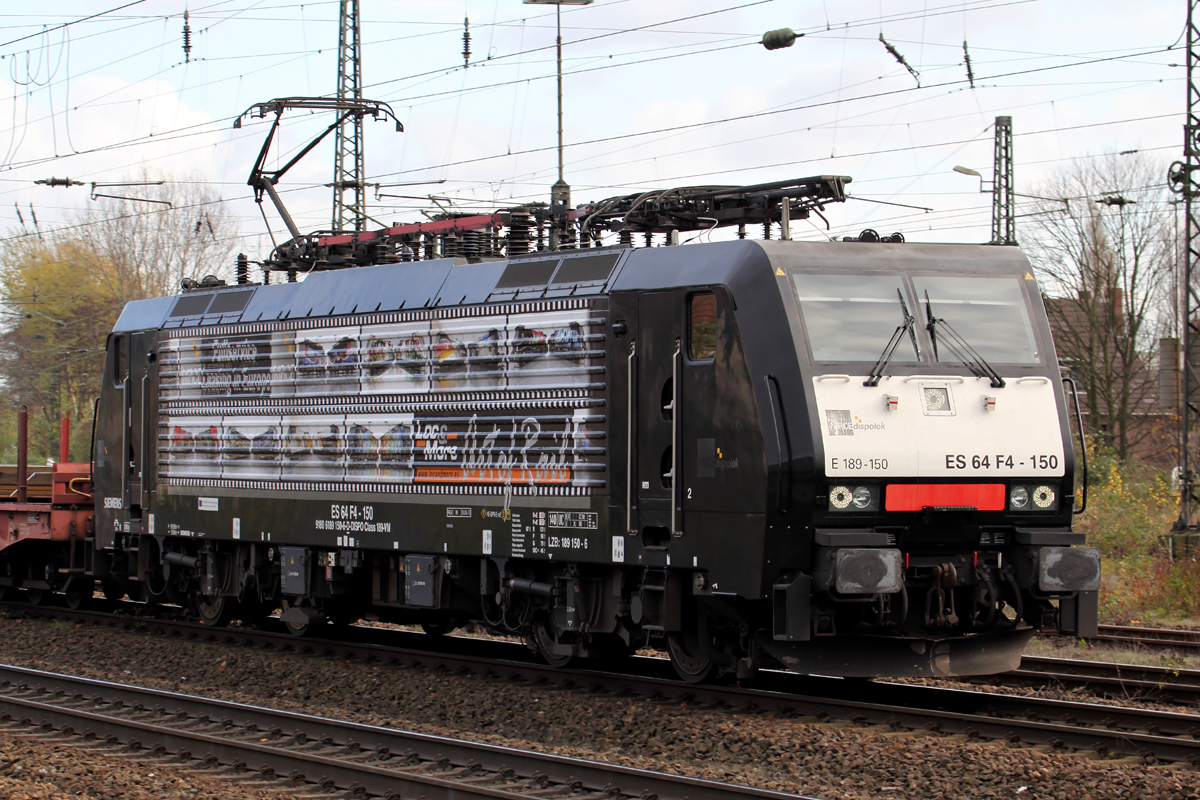 ES 64 F4-150 (189 150-6) in Oberhausen-Osterfeld 18.11.2015