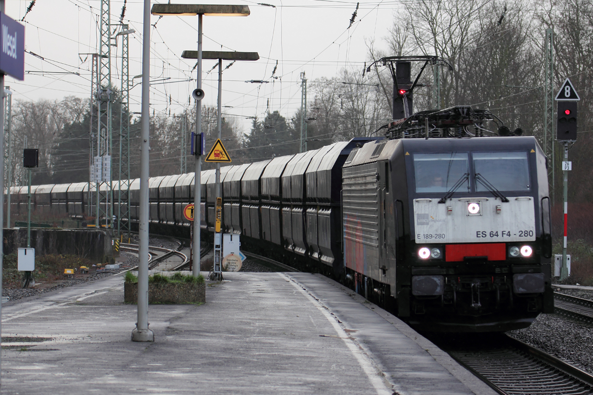 ES 64 F4-280 in Wesel 2.1.2014