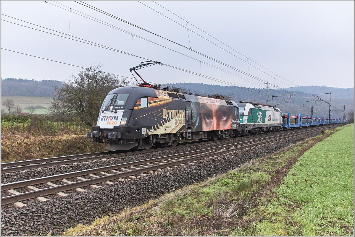 ES 64 U2-010 (182 510-8) und 183 717-8 / Reilos / 04.12.2019